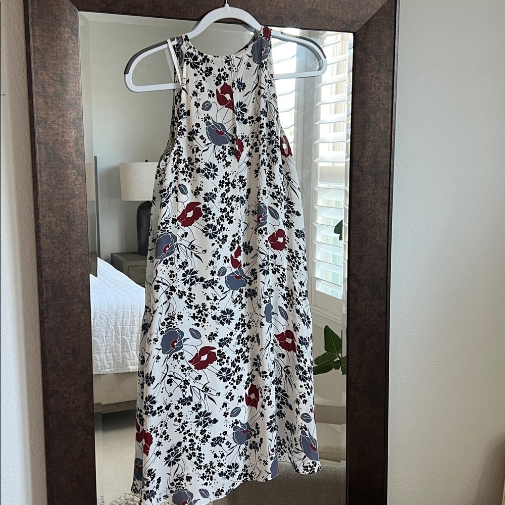 Theory Black and Red Floral Dress - Picture 5 of 5